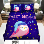 The Wildlife - Sweet Dream From The Pink Owl Bed Sheets Spread Duvet Cover Bedding Sets