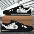 Newcastle United F.C. Black White low top shoes for Fans SWIN0041