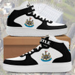 Newcastle FC Fans Black white High AF1 shoes SWIN0280