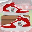 Liverpool FC Fans Black white High AF1 shoes SWIN0281