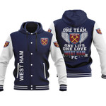 West Ham One Team-One Life-One Love Baseball Jacket PTDA4550