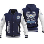 Manchester City One Team-One Life-One Love Baseball Jacket PTDA4575