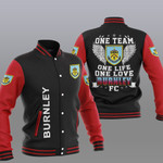 Burnley One Team-One Life-One Love Baseball Jacket PTDA4572