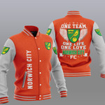 Norwich City One Team-One Life-One Love Baseball Jacket PTDA4585