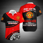 Manchester United Don't ask me 3D Full Printing PTDA4525