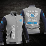 Olympique de Marseille FC One Team Baseball Jacket PTDA4608