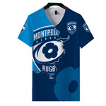Montpellier H�rault Rugby 3D Full Printing PGMA2394