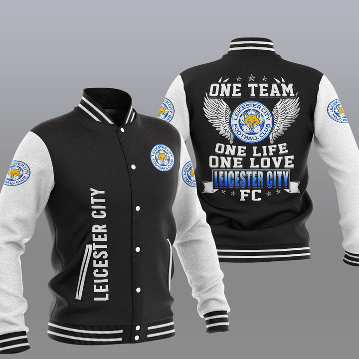 Leicester City One Team-One Life-One Love Baseball Jacket PTDA4580