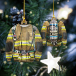 Firefighter Christmas Ornament | Custom Shaped Ornament New V5