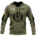 NFL Green Bay Packers Customized Name 3D All Over Printed Shirts HHT16122103