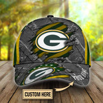 NFL Green Bay Packers Customized Name Classic Cap DA15122103