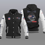 Premium Hooded Varsity Jacket NE.Patriots
