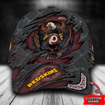 Washington Redskins Skull Custom Name Classic Cap XXLTTT-CC0732 - TP