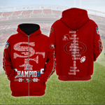 PREMIUM SF 49ERS 3D ALL OVER PRINTED CLOTHES TB81801TB