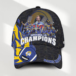 Los Angeles Rams Nation 2021 Super Bowl LVI Champions Custom Name Classic Baseball Cap Personalized Gifts - TP