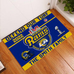 Los Angeles Rams Super Bowl Champions Custom Doormat 857 T6MTH3915 - TP