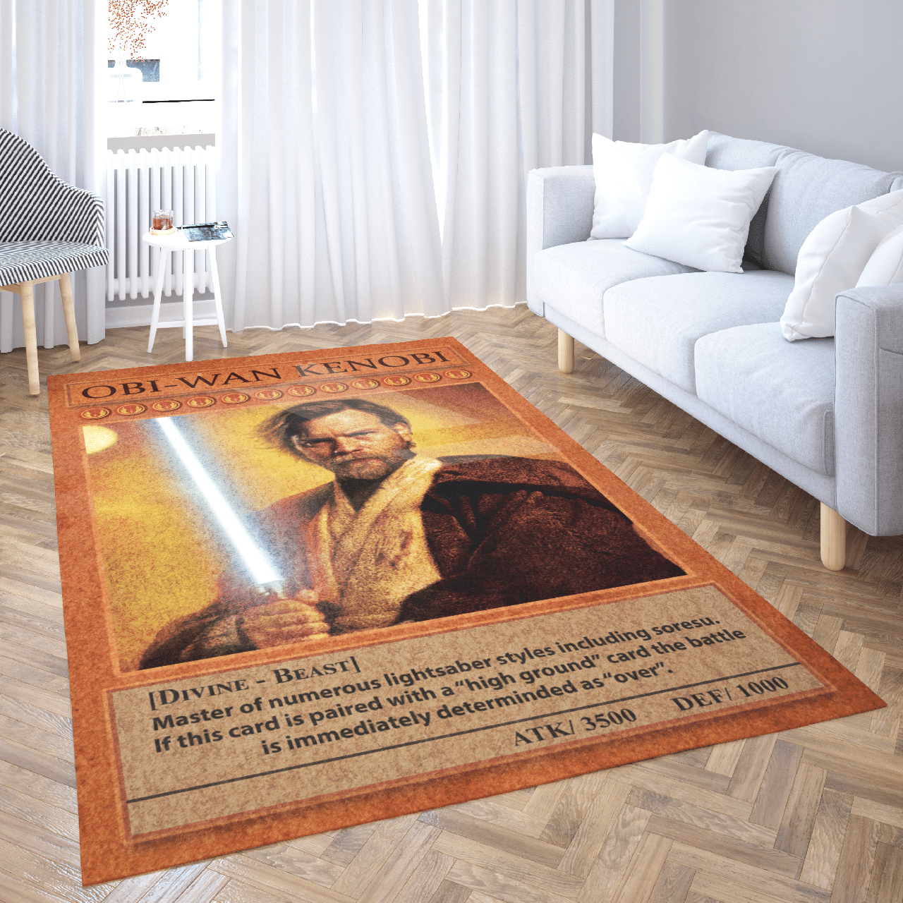 HOT Star wars Obi-Wan Kenobi rectangle rug2