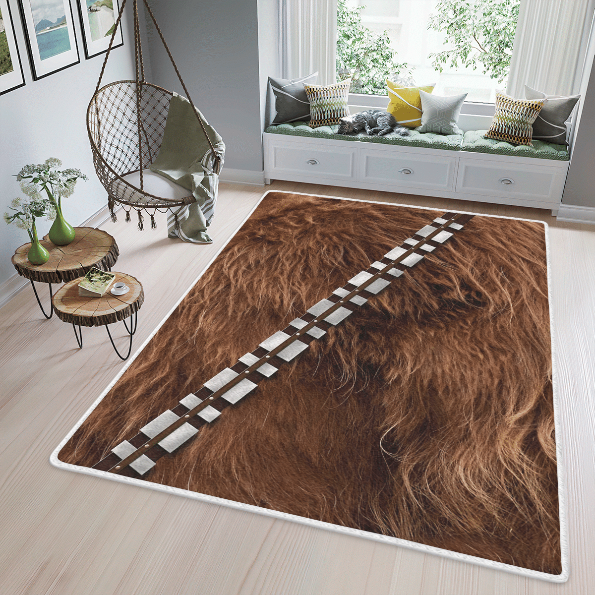 HOT Star Wars Chewbacca’s bandolier rectangle rug2