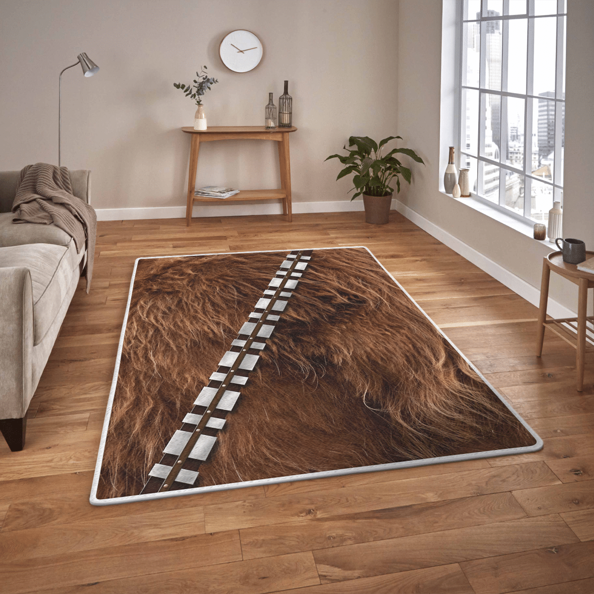 HOT Star Wars Chewbacca’s bandolier rectangle rug1