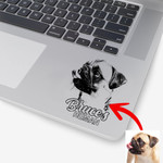 Personalized Dog Portrait Stickers Gift For Dog Owners Or Pet Lovers