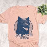 Personalized Mudi Dog Shirts For Human Bella Canvas Unisex T-shirt Heather Peach