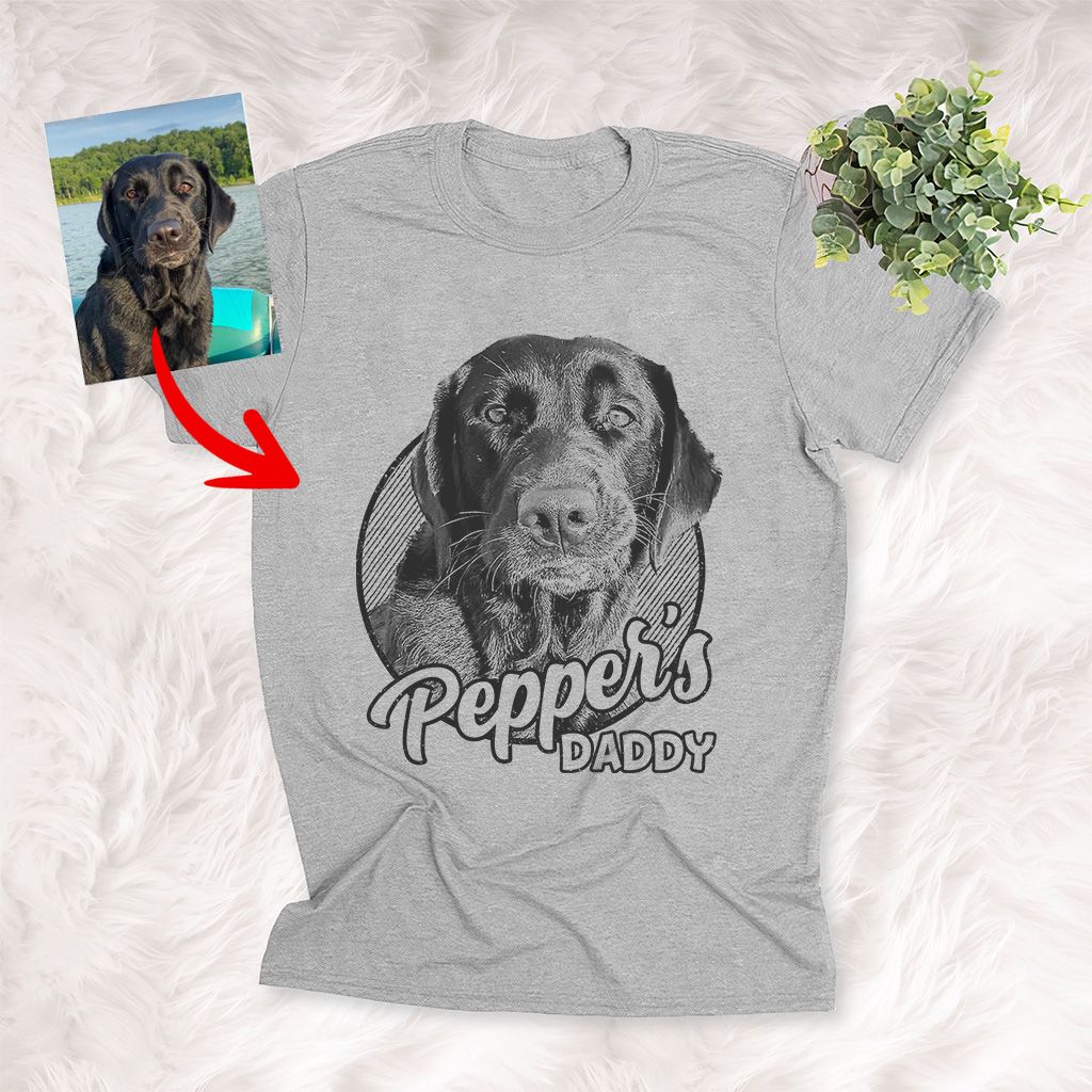 Custom Dog Kid Shirt,Personalized Shirt Custom Pet Shirt,Custom Pet Photo Shirt,Gift for Dog Lover,Personalized T-Shirt