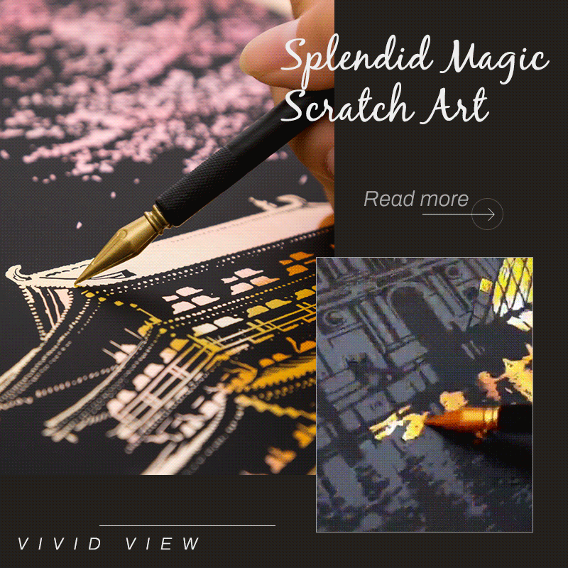 🔥New Year Sales🔥 Splendid Magic Scratch Art