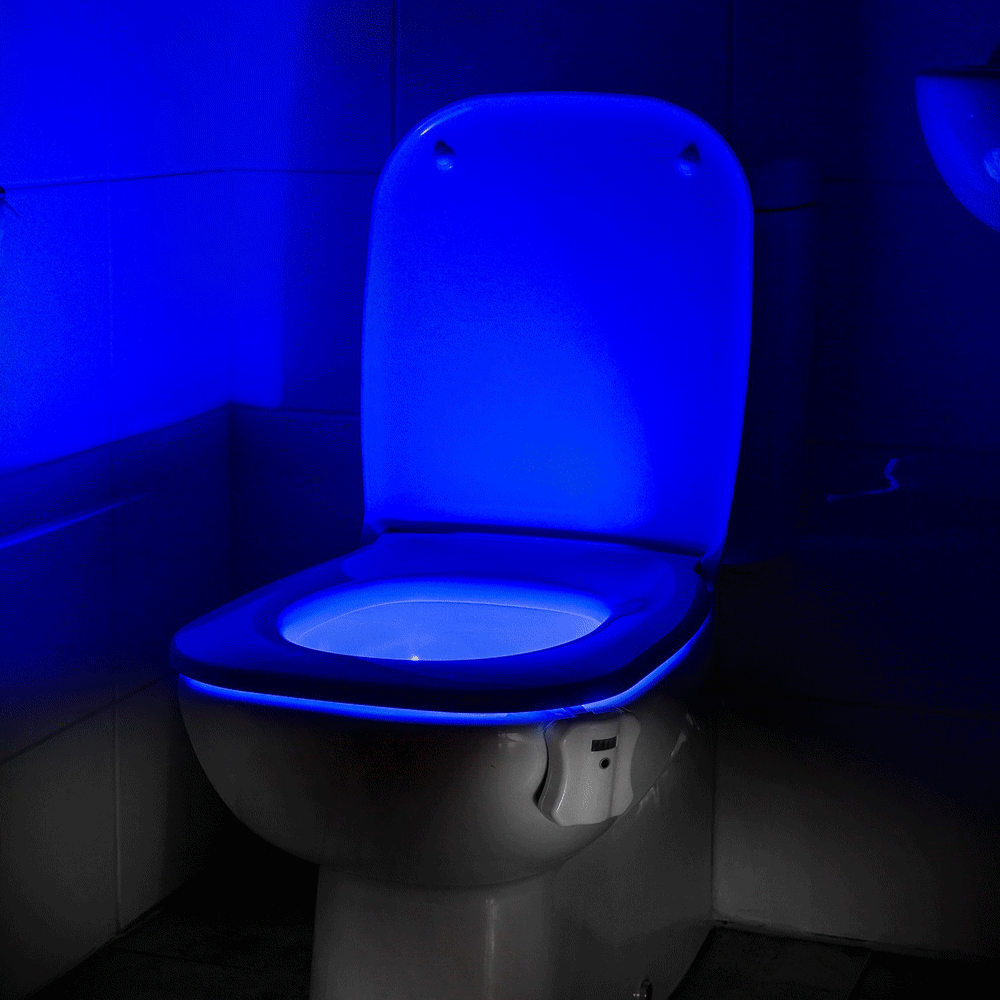 NEW PIR Motion Sensor Toilet Seat Night Light 🔥FREE SHIPPING🔥