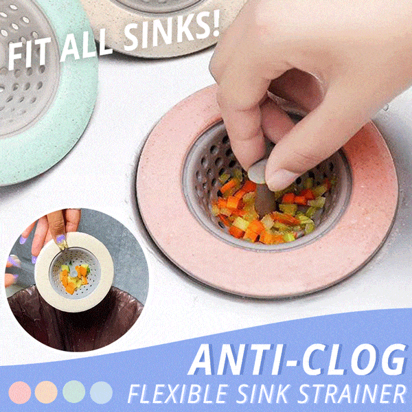 Anti-Clog Flexible Sink Strainer 🔥HOT DEAL - 50% OFF🔥