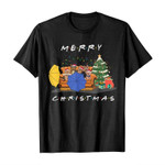 Yorkie merry christmas 2D T-Shirt