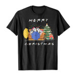 Husky merry christmas 2D T-Shirt
