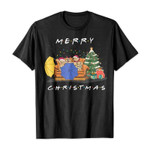 Golden merry christmas 2D T-Shirt
