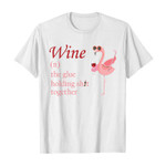 Wine flamingo 2D T-Shirt