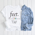 Feet. a device to find lego in the dark 2D T-Shirt
