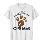 Easily distracted by coffee & paws 2D T-Shirt