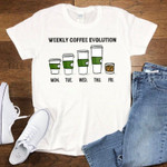 Weekly coffee evolution 2D T-Shirt