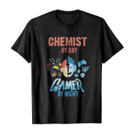Chemist by day gamer by night 2D T-Shirt