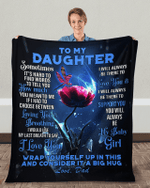 To My Daughter from Dad | Drogonfly Blanket