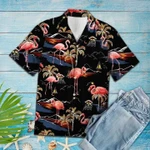 Flamingo On Vacation Hawaiian Shirt