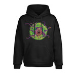 Rick and Morty vs D&D Beholder Portal Space 2D Hoodie