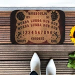Ouija board rick & morty Doormat