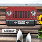 Jeep Wrangler Firecracker Red Doormat