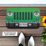 Jeep Wrangler Green Doormat
