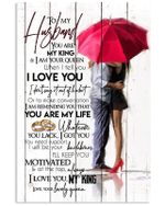 Birthday Gift for Husband, Anniversary present for husband, Most meaningful Wall Decor Poster Printed in The USA