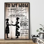 Best Mothers day gift, Birthday gift for Mom, Gift for Mother's day, Mother's day Gift from Daughter, I will always be your little girl and you will always be my loving mother Poster