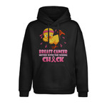 Breast cancer messed with the wrong chick 2D Hoodie