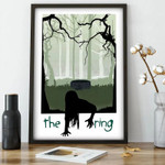 The Ring Art, The Ring Poster, Horror Art, Minimalist, Home Decor, Wall Art, Halloween art Poster