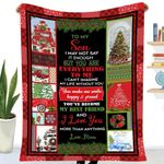 To My Son I May Not Say It Enough Love Mom Gift For Christmas Blanket