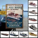 Personalized Lake House Crazy Customized Classic Metal Signs