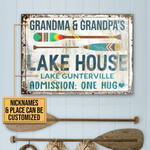 Personalized Boating Lake House Customized Classic Metal Signs
